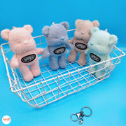 Móc khóa bông gấu Happy bear