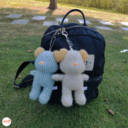 Móc khóa bông gấu bear brick đứng