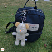 Móc khóa bông gấu bear brick đứng