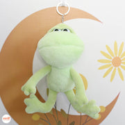 Móc khóa ếch chân dài mắt nón