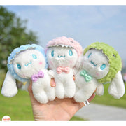 Móc khóa bông cinnamoroll nón