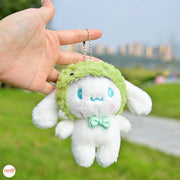 Móc khóa bông cinnamoroll nón