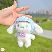 Móc khóa bông cinnamoroll nón