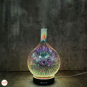 Máy xông tinh dầu thủy tinh 3D