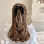 Kẹp dọc vải phối ren