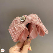 Kẹp dọc vải phối ren