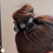 Kẹp 3 răng nhựa đá hoa voan