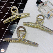 Kẹp càng cua 2 hàng đá ngọc