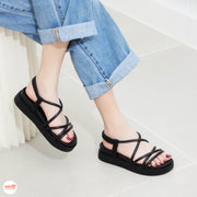 Sandal nữ dây đen