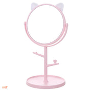 Gương để bàn tai mèo cao