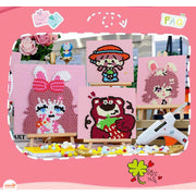 Tranh đính bông 20x20cm