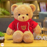 Gấu áo mũ lông xù