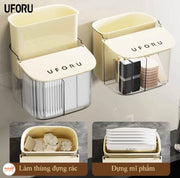 Kệ mỹ phẩm, bông tẩy trang