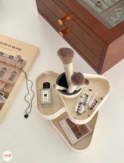 Kệ mỹ phẩm xoay 3 tầng