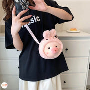 Túi đeo thú bông heo cosplay