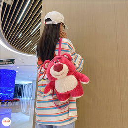 Balo gấu dâu bông