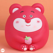 Ống heo tiết kiệm gấu dâu