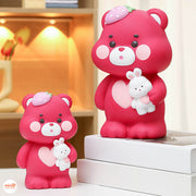 Ống heo tiết kiệm gấu dâu