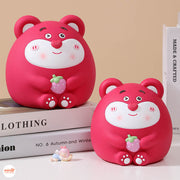 Ống heo tiết kiệm gấu dâu