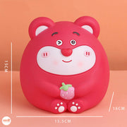 Ống heo tiết kiệm gấu dâu