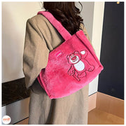 Túi đeo gấu dâu hình hộp