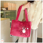 Túi đeo gấu dâu hình hộp