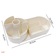 Kệ mỹ phẩm xoay 360 độ