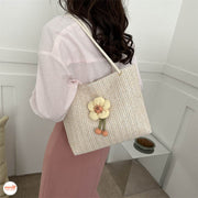 Túi cói hoa 5 cánh