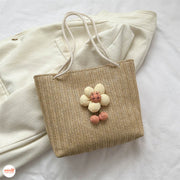 Túi cói hoa 5 cánh