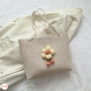 Túi cói hoa 5 cánh