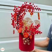 Trụ nhung đông đào kèm phụ kiện