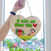 Bảng gỗ decor BM