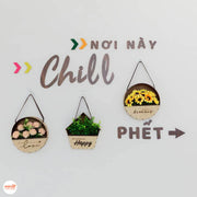 Bảng gỗ decor BM