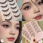 Hộp 5 cặp mi giả hộp hồng