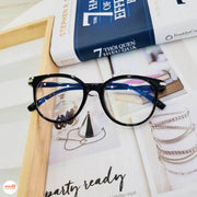 Kính giả cận gọng màu trong, đen
