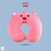 Gối cổ cao su cúc bấm