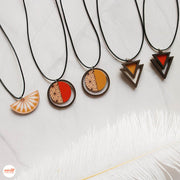 Dây chuyền gỗ vintage