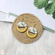 Bông tai gỗ vintage