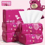 Khăn giấy khô gấu dâu