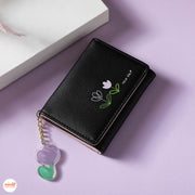 Ví kèm móc khóa hoa Tulip