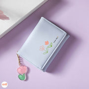 Ví kèm móc khóa hoa Tulip