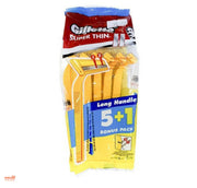 Bàn cạo cán vàng 5+1