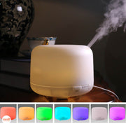 Máy xông tinh dầu trụ tròn 500ml