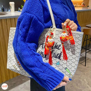 Móc khóa dây mèo thần tài