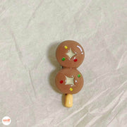 Vỉ 5 kẹp đồ ăn cute