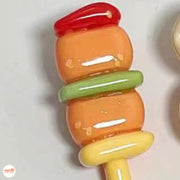 Vỉ 5 kẹp đồ ăn cute