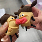 Móc khóa bóp bé môi trề