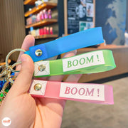 Móc khóa dây thú môi dày