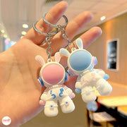 Móc khóa phi hành gia tai thỏ