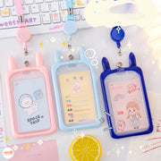 Dây đeo thẻ tai thỏ, mèo